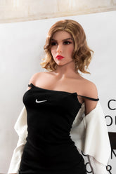 166cm blonde short hair skinny TPE sex doll #24 Fire Doll